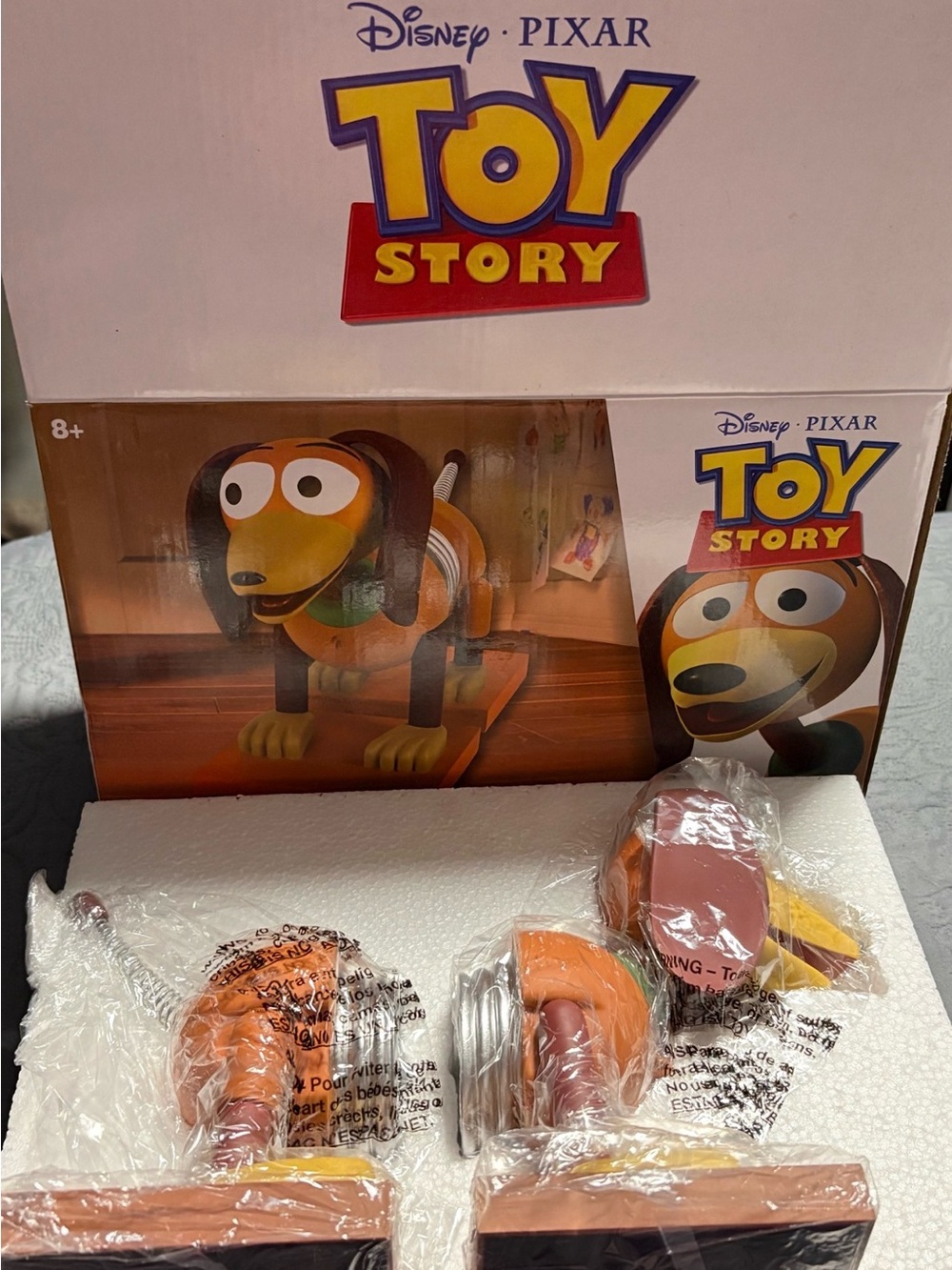 Rare Disney Pixar Toy Story Slinky Dog Bookends New in Box